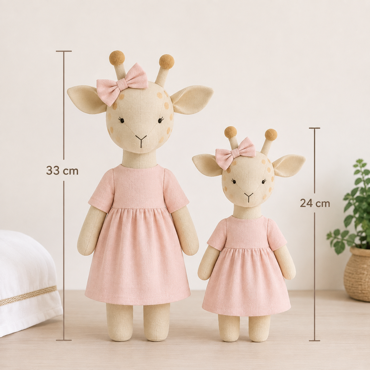 Bichinho Decorativo Girafa Olivia
