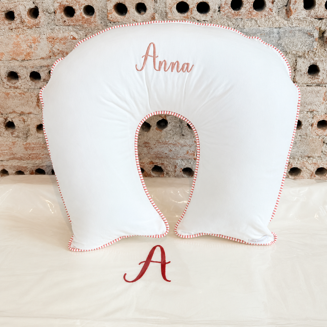 Almofada de Amamentação em Sarja Off White - Coleção Fiore Essenza - 79083263017435 - Imagem 1