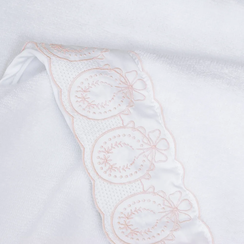 Toalha de Banho com Capuz Olivia Branco Soft Nude Trussardi - 79083263014922 - Imagem 3