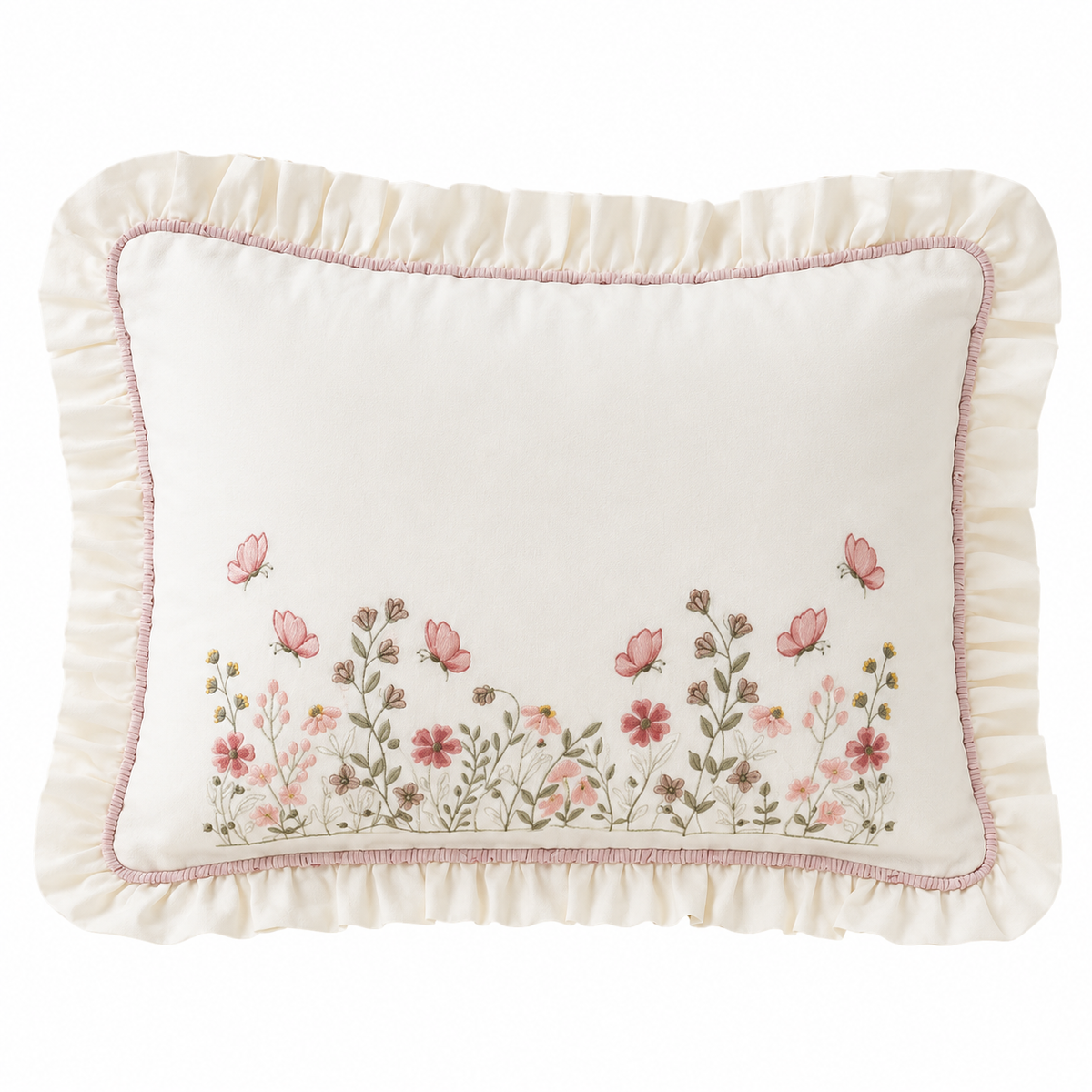 Almofada Decorativa Bordada - Coleção Fiore Fiorita - 79083263017497 - Imagem 1