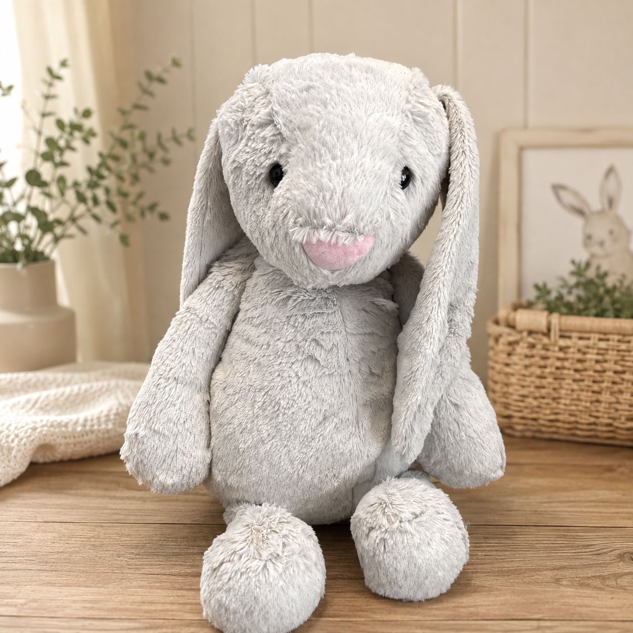Coelho de Pelúcia Fofinho - 40 cm