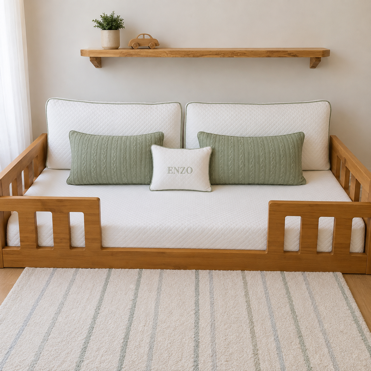 Kit 3 peças Cama Babá Malha Matelassada - Coleção Basic - 79083263020718 - Imagem 2
