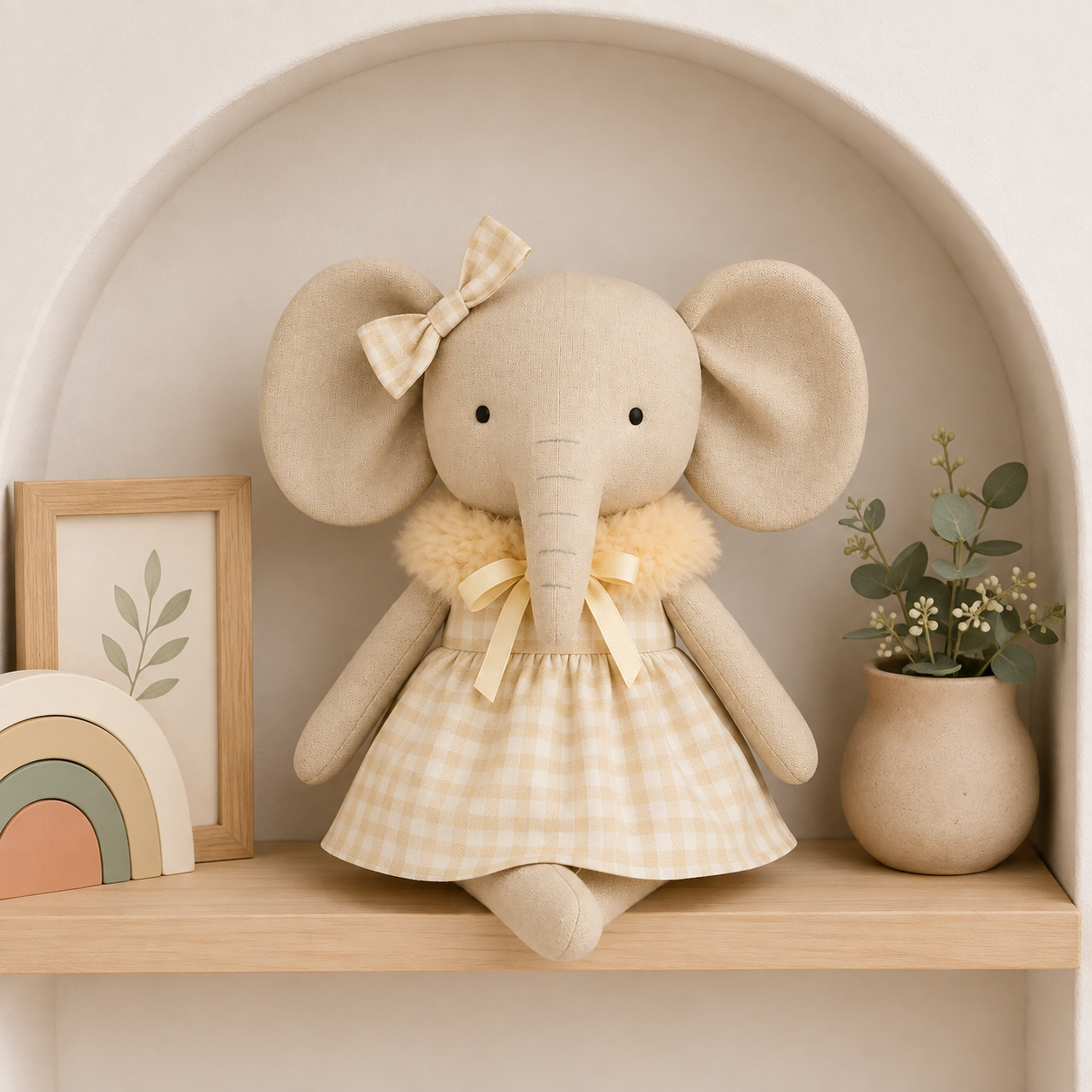Bichinho Decorativo Elefante Mia