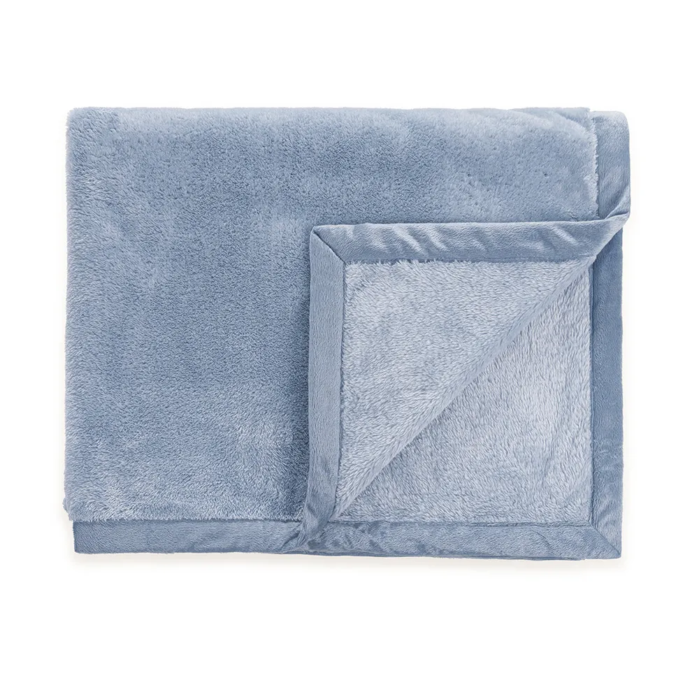 Cobertor Domani Blue Trussardi - 79083263014731 - Imagem 3
