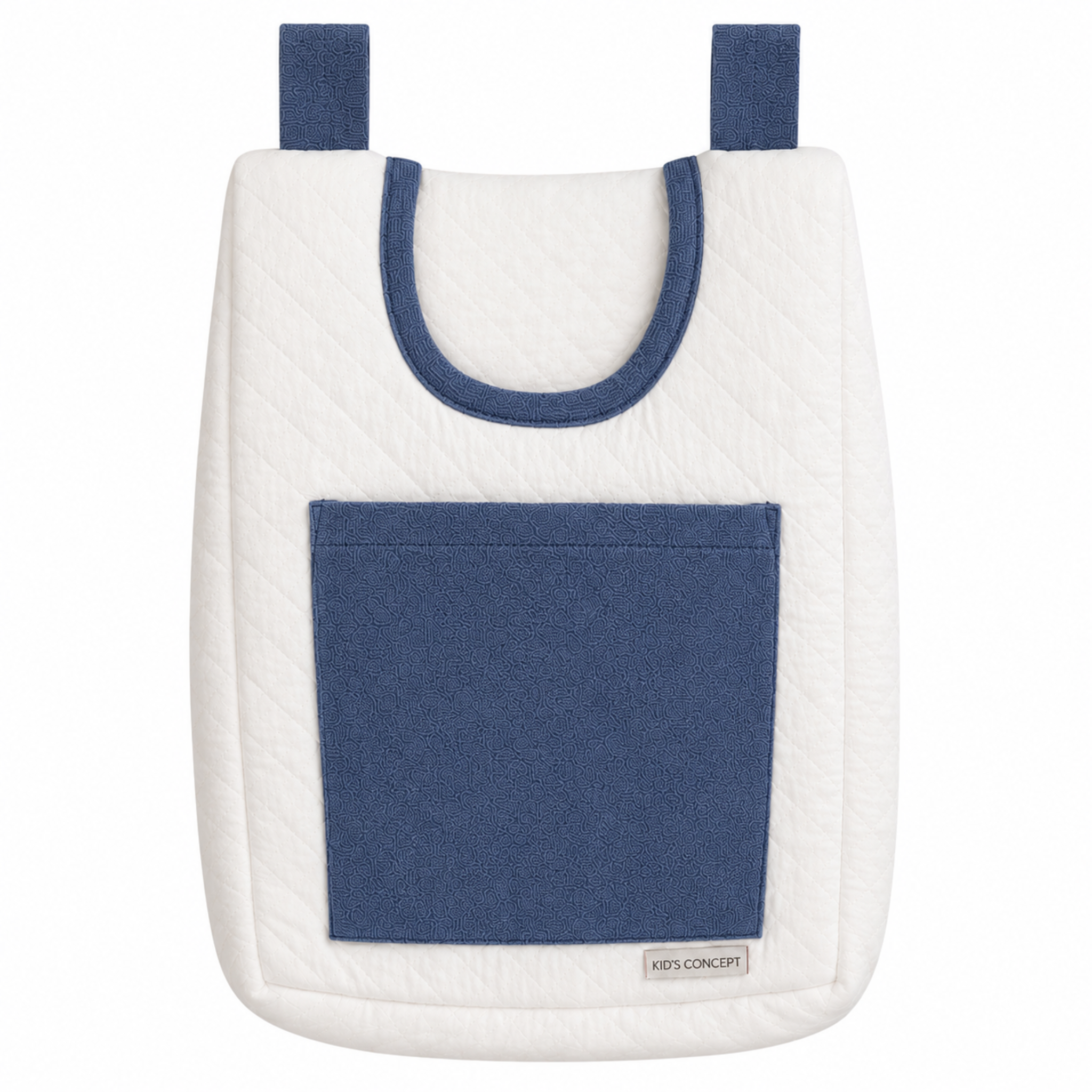 Porta Fraldas em Malha Matelasse - Coleção Basic Azul Tirreno