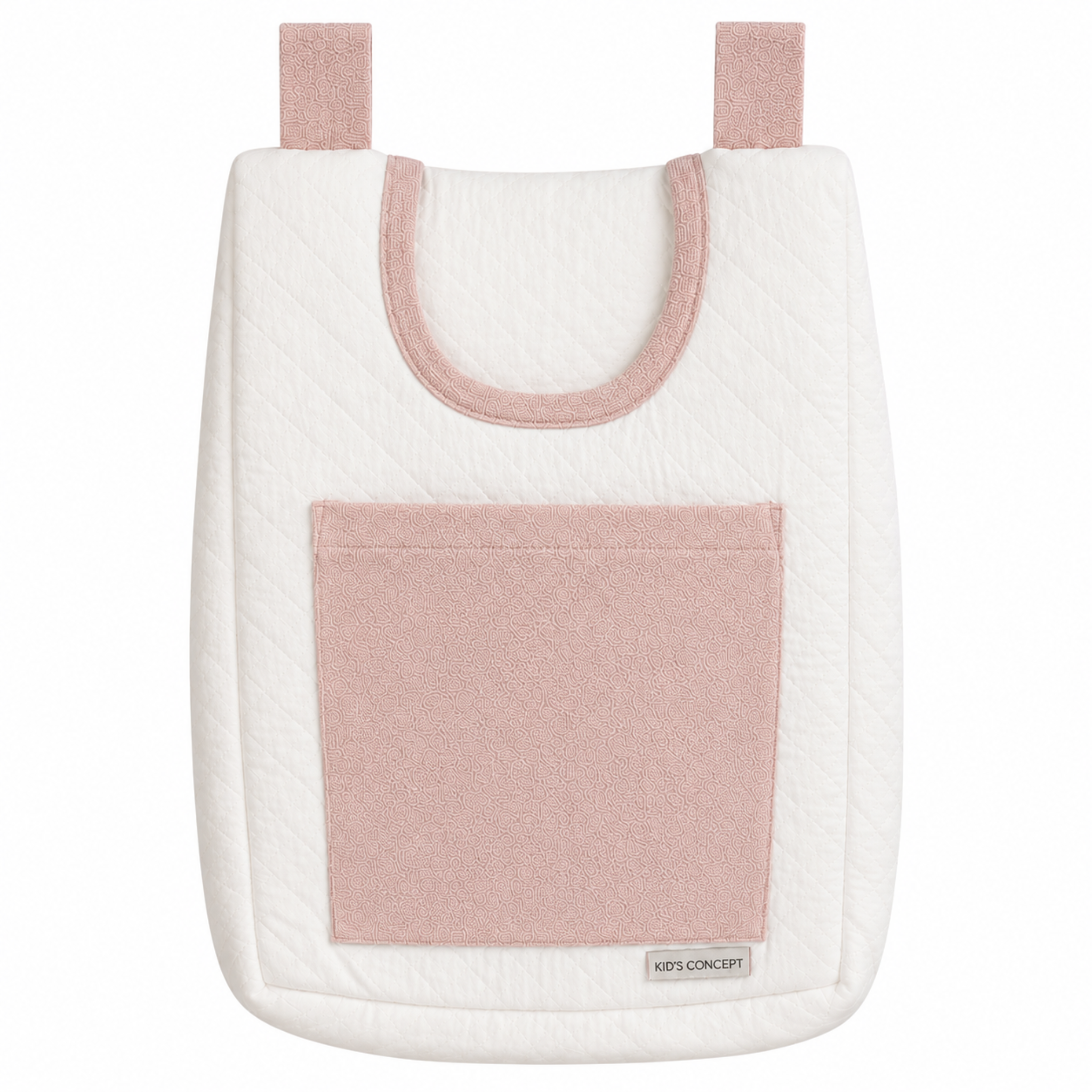 Porta Fraldas em Malha Matelasse - Coleção Basic Rosê Una