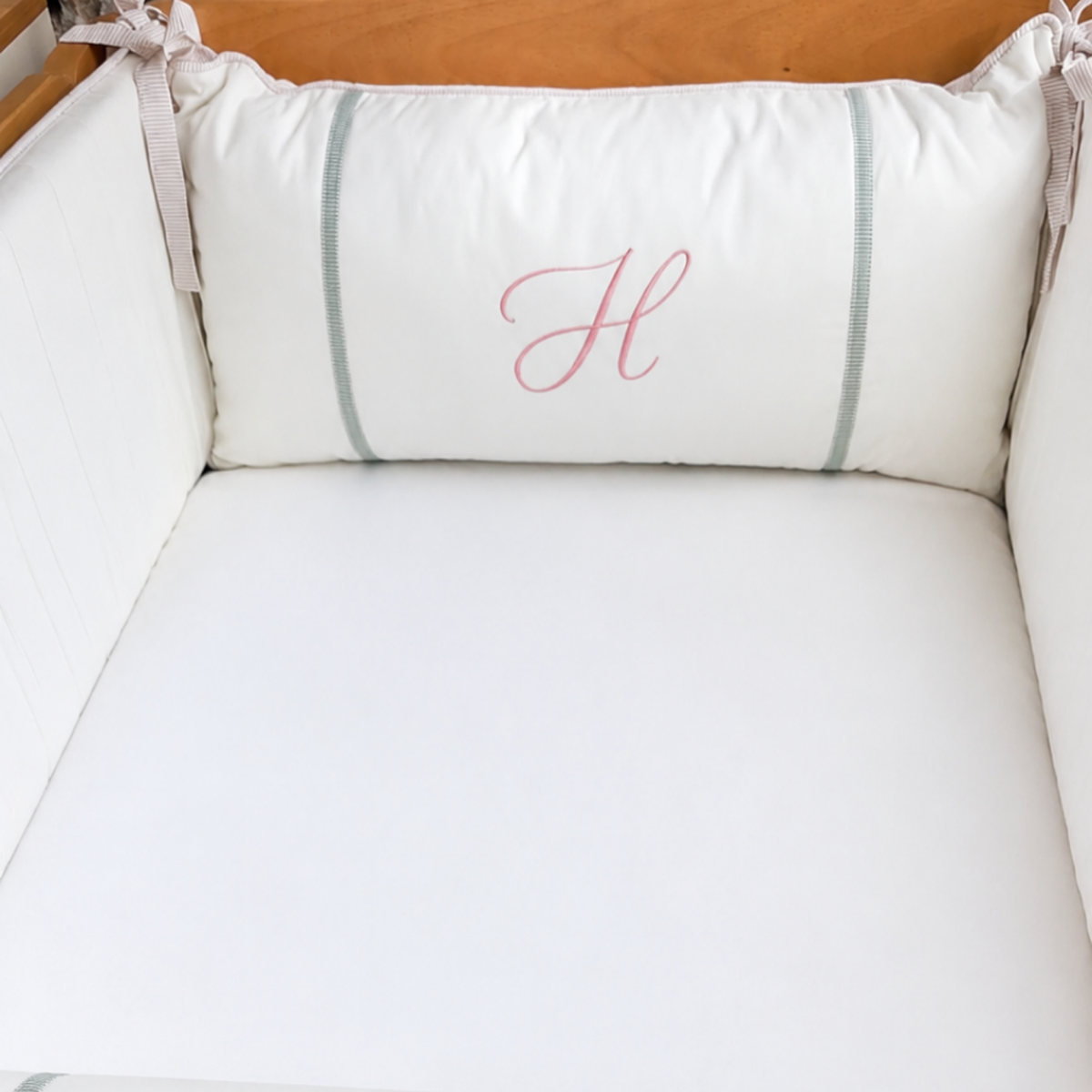 Kit Berço 4 Peças em Sarja Off White - Coleção Fiore Fiorita - 79083263017015 - Imagem 7