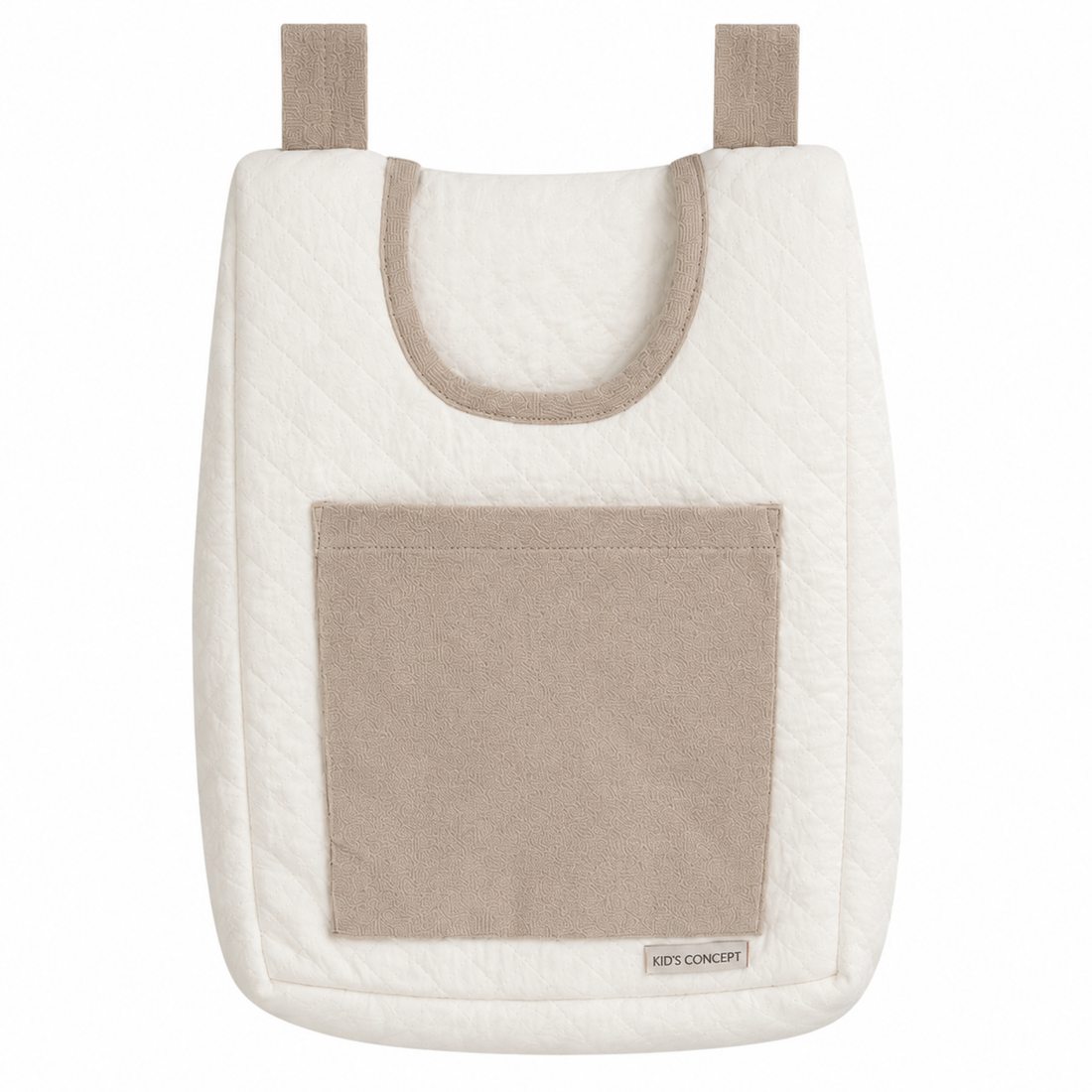 Porta Fraldas em Malha Matelasse - Coleção Basic Bege Nuvem