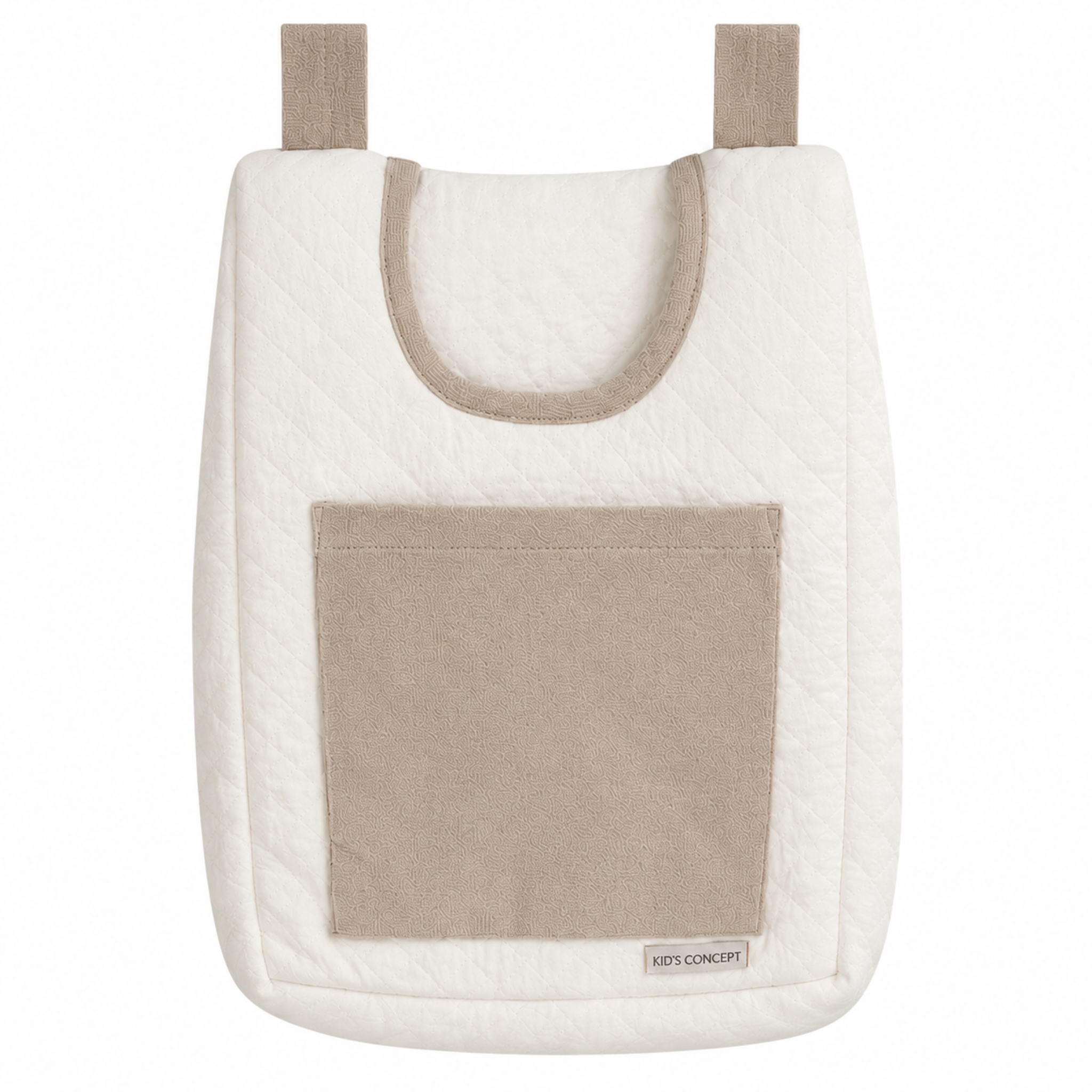 Porta Fraldas em Malha Matelasse - Coleção Basic Bege Nuvem