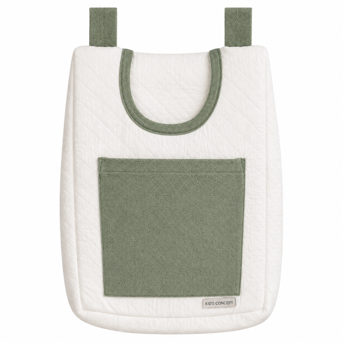 Porta Fraldas em Malha Matelasse - Coleção Basic Verde Plantação