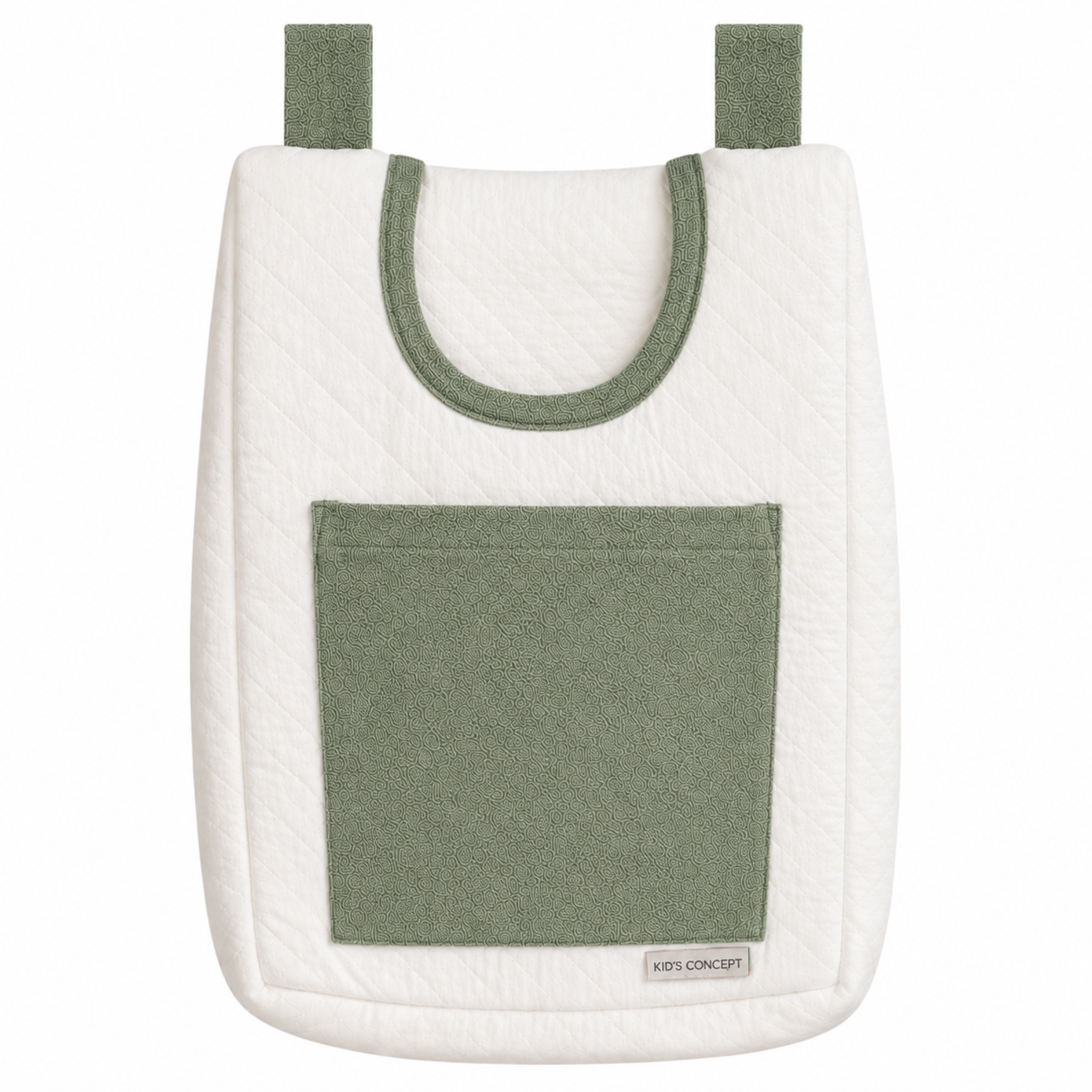 Porta Fraldas em Malha Matelasse - Coleção Basic Verde Plantação