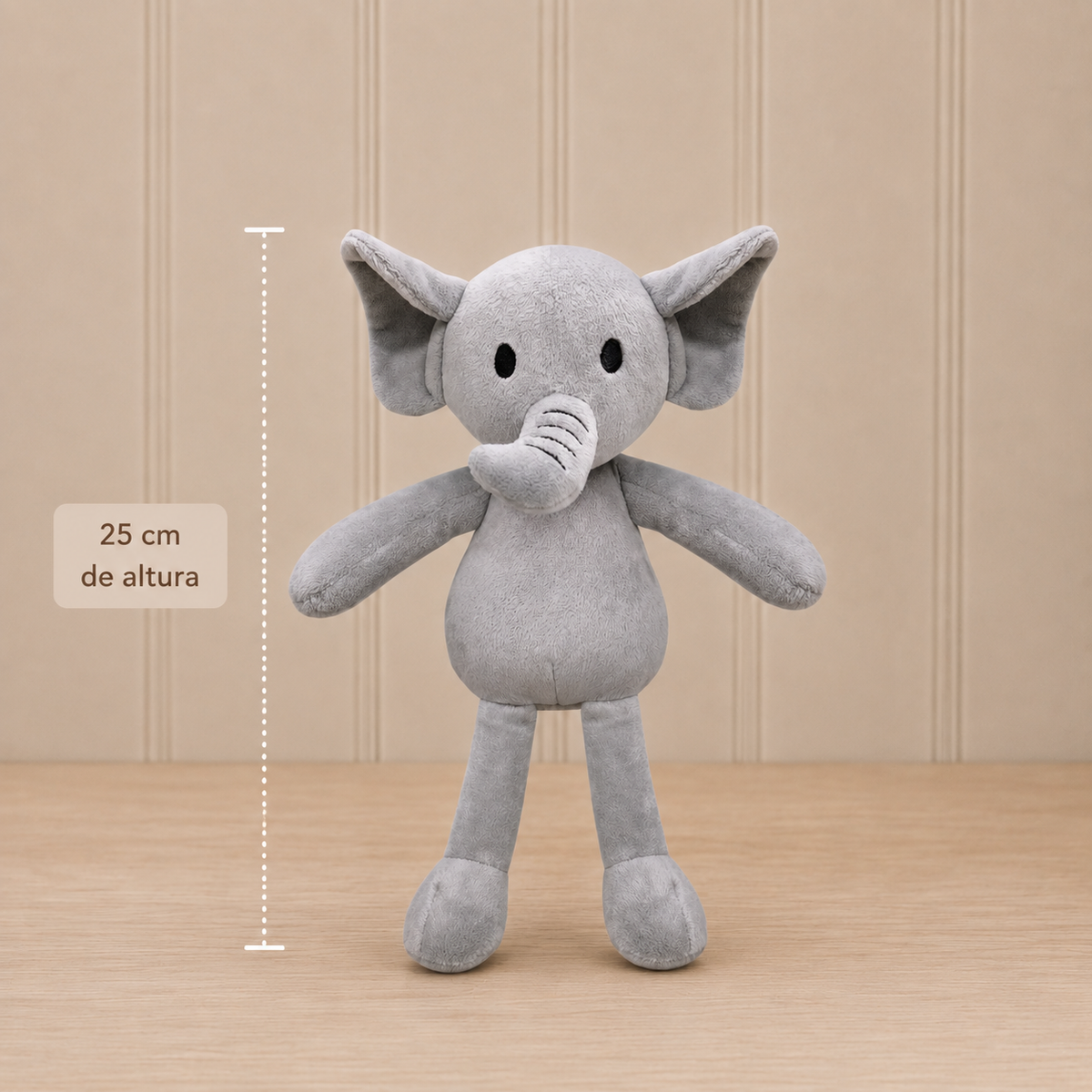 Bicho Decorativo de Pelúcia - Elefante - 79083263018340 - Imagem 3