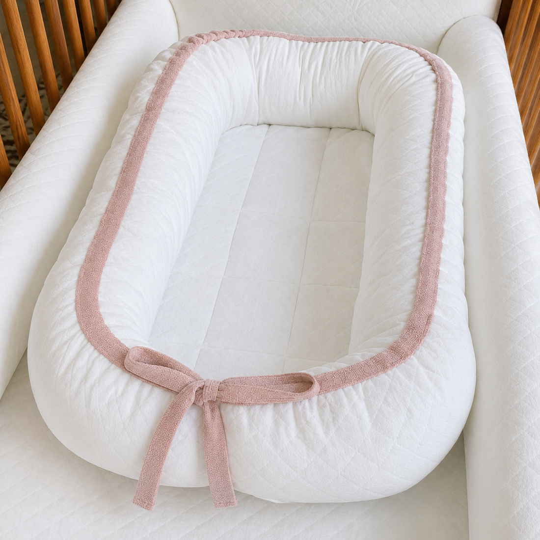 Ninho Redutor Malha Matelassada Off White - Coleção Basic Rosê Una - 79083263017879 - Imagem 1